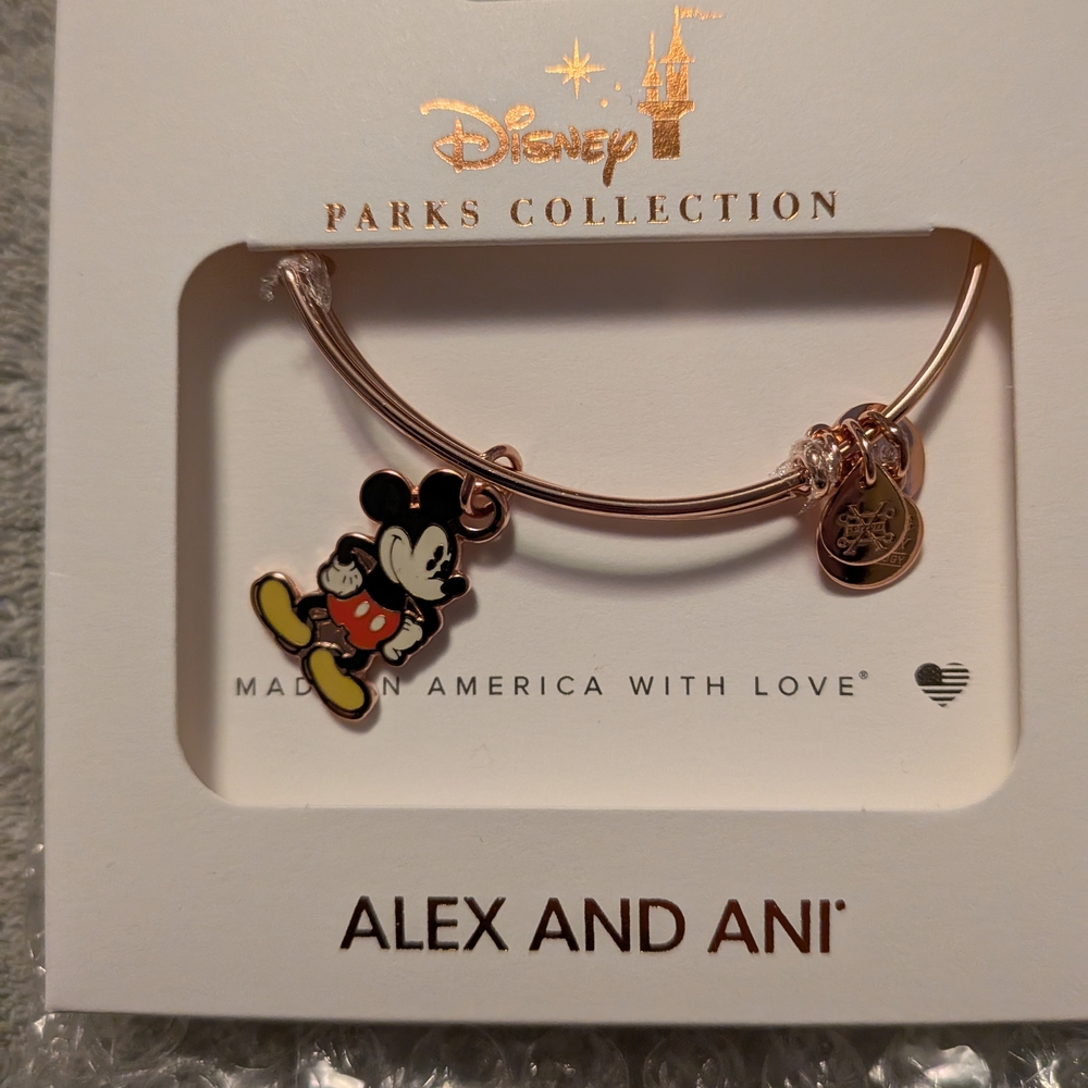 Disney Mickey Mouse Alex And Ani In Rose Gold - Picture 4 of 7